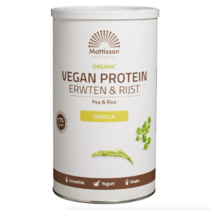 6pack Protein-powder pea & rice vanilla, vegan Mattisson 6x500 gram